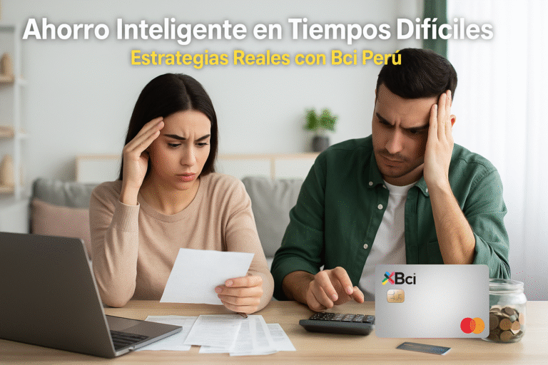 Ahorro Inteligente en Tiempos Difíciles: Estrategias Reales con Bci Perú
