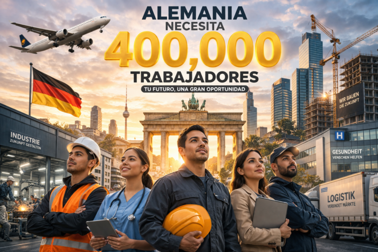 Alemania Necesita 400,000 Trabajadores: Cómo Aplicar desde Perú en 2026