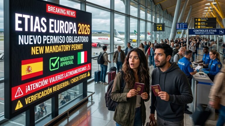 ETIAS Europa 2026: El Nuevo Permiso Obligatorio para Latinos que Viajan a España e Italia