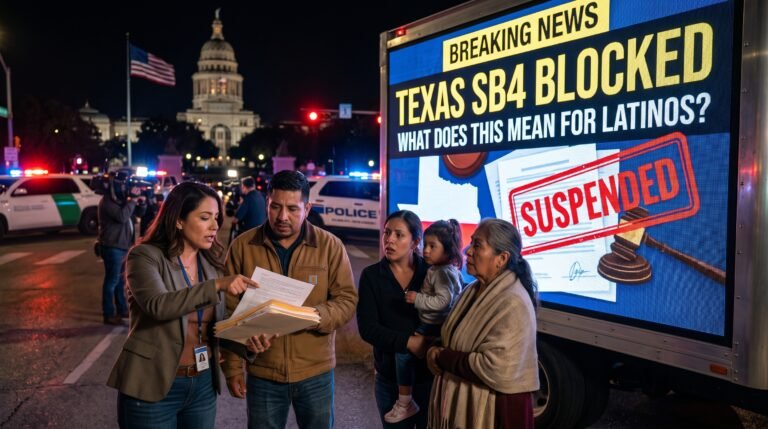 Texas Ley SB4 Bloqueada: Lo Que Significa para los Latinos en Estados Unidos