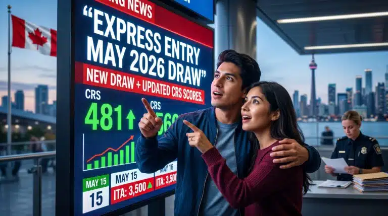 Express Entry Canadá Mayo 2026: Nuevo Sorteo y Puntajes Mínimos Actualizados